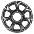 Khomen Wheels KHW1505 5,5x15 5x139,7 ET5 108,1 Gray-FP