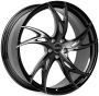 Легковой диск Skill Wheels SL089 10,5x23 5x112 ET18 66,5 графит + полированные спицы